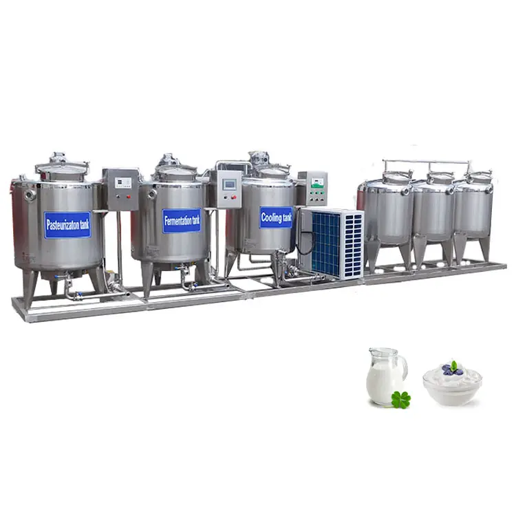 CANMAX Manufacturer Fully Automatic Yogurt Pasteurization Machine Yoghurt Making Machine Small Dairy Yogurt Production Line