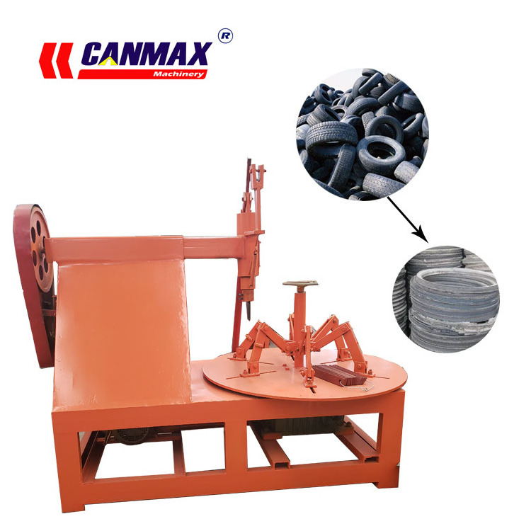 Good Performance High Efficiency tire tyre rim cutter, tyre cutting machine, steel tire wire scrap recycling line