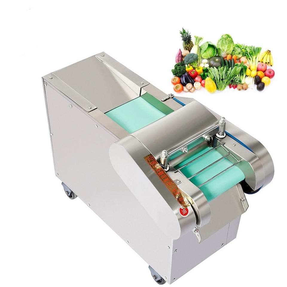 CANMAX Manufacturer Belt Type Carrot Potato Leaf Vegetable Spinach Parsley Lettuce Cutter Fruit Vegetable Salad Cutting Machine