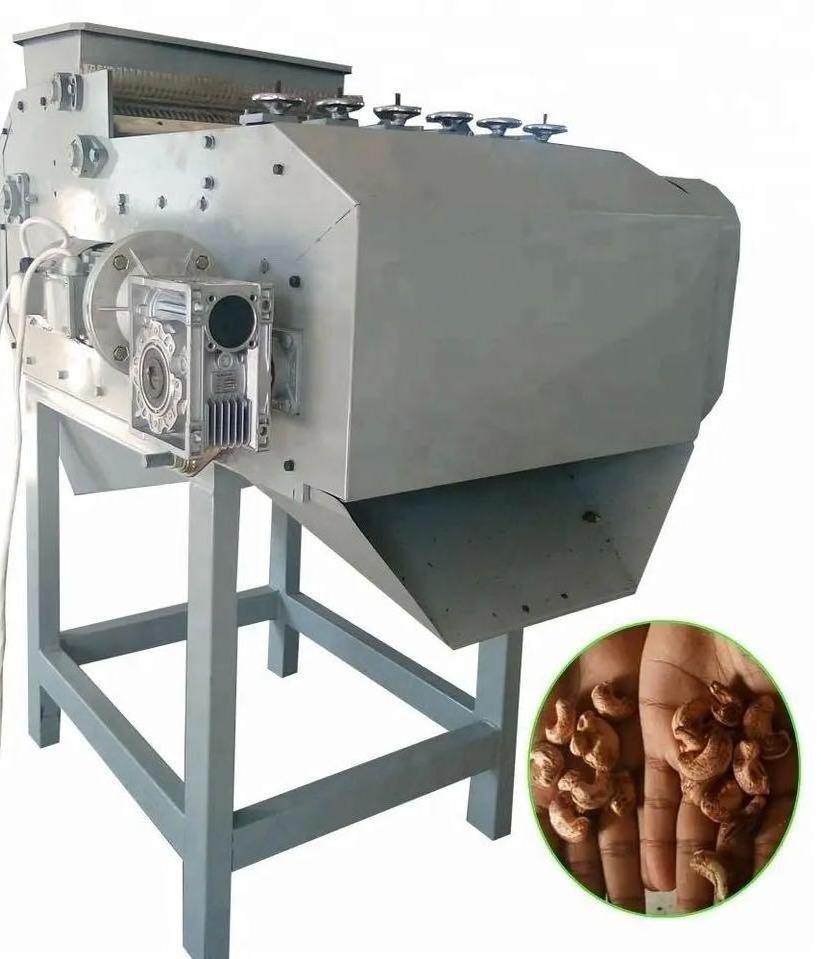 Fashion Compressor Shell Cutting Pecan Separating Cashew Shelling Machine