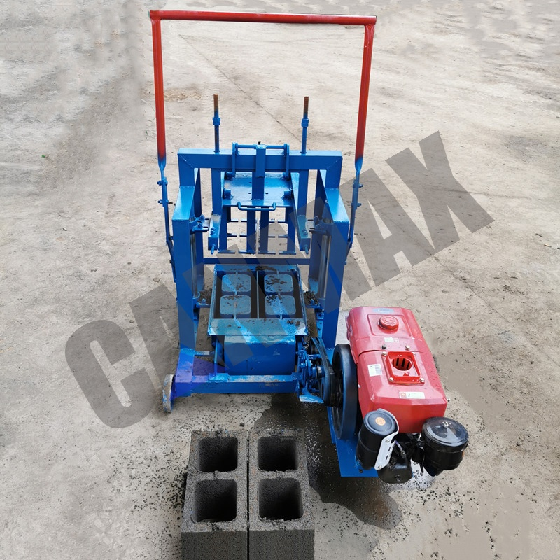 lowest price brazil small hat gypsum breeze blocking cement brick machinery concrete interlocking block making machine