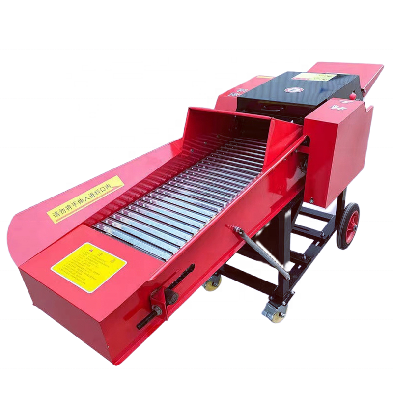 Grass corn stalks wheat stalks crushing machine mill feed grinder machinery