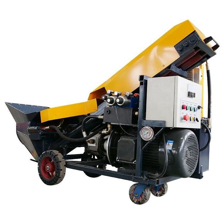 CANMAX Manufacturer Hydraulic Inclined Secondary Structure Column Pump Cement Mortar Pump Concrete Pump Machine