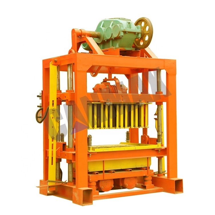 Qt4-40 Flyash Interlocking Brick Machine Block Making Concrete Price In India Brick Machine