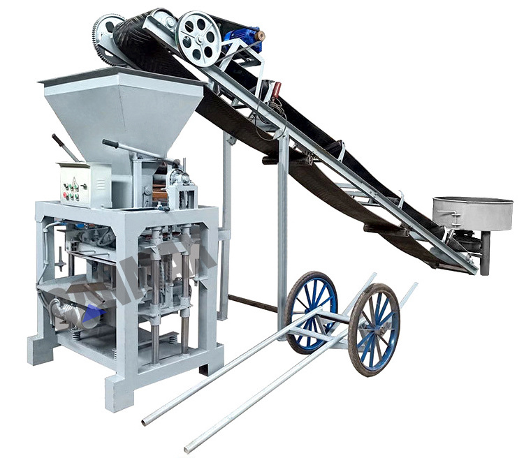 Concrete Cement Stock Clay In India Block Making Brick Machine