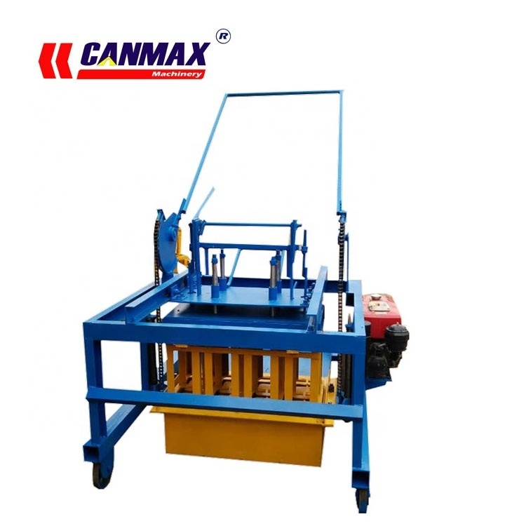 QMY4-45 diesel engine egg laying building block machine  brick machine manual brick making machine in zambia