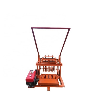 QMY4-45 diesel engine egg laying building block machine  brick machine manual brick making machine in zambia