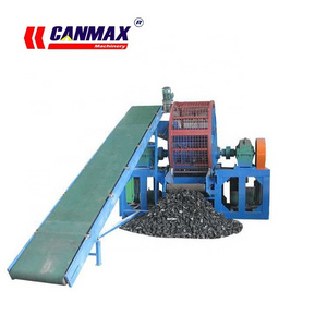 Tire Shredder Machine To Make Crumb Rubber/ Double Shaft Tire Shredder/ Portable Tire Shredder For Sale