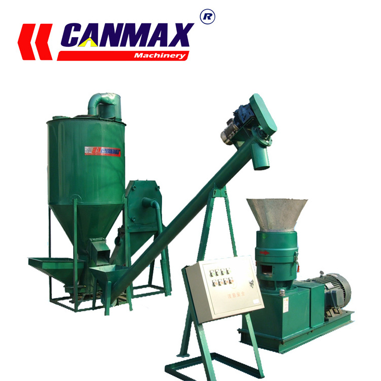 New Arrival Animal Feed Extruder Cattle Gr Wood Cat Litter Making Straw Hay Pellet Machine