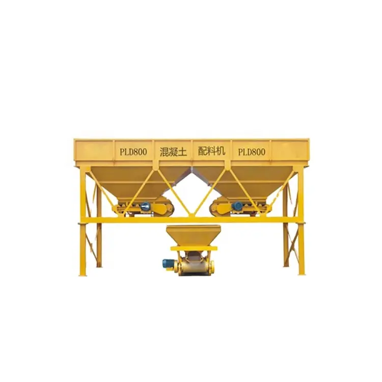 CANMAX Manufacturer Large Capacity Good Performance Weighing Type Double Bin Aggregate Batcher Concrete Batching Plant Machine