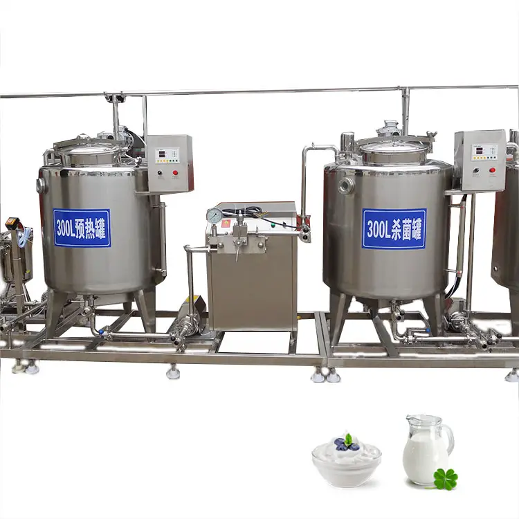 CANMAX Manufacturer Fully Automatic Yogurt Pasteurization Machine Yoghurt Making Machine Small Dairy Yogurt Production Line