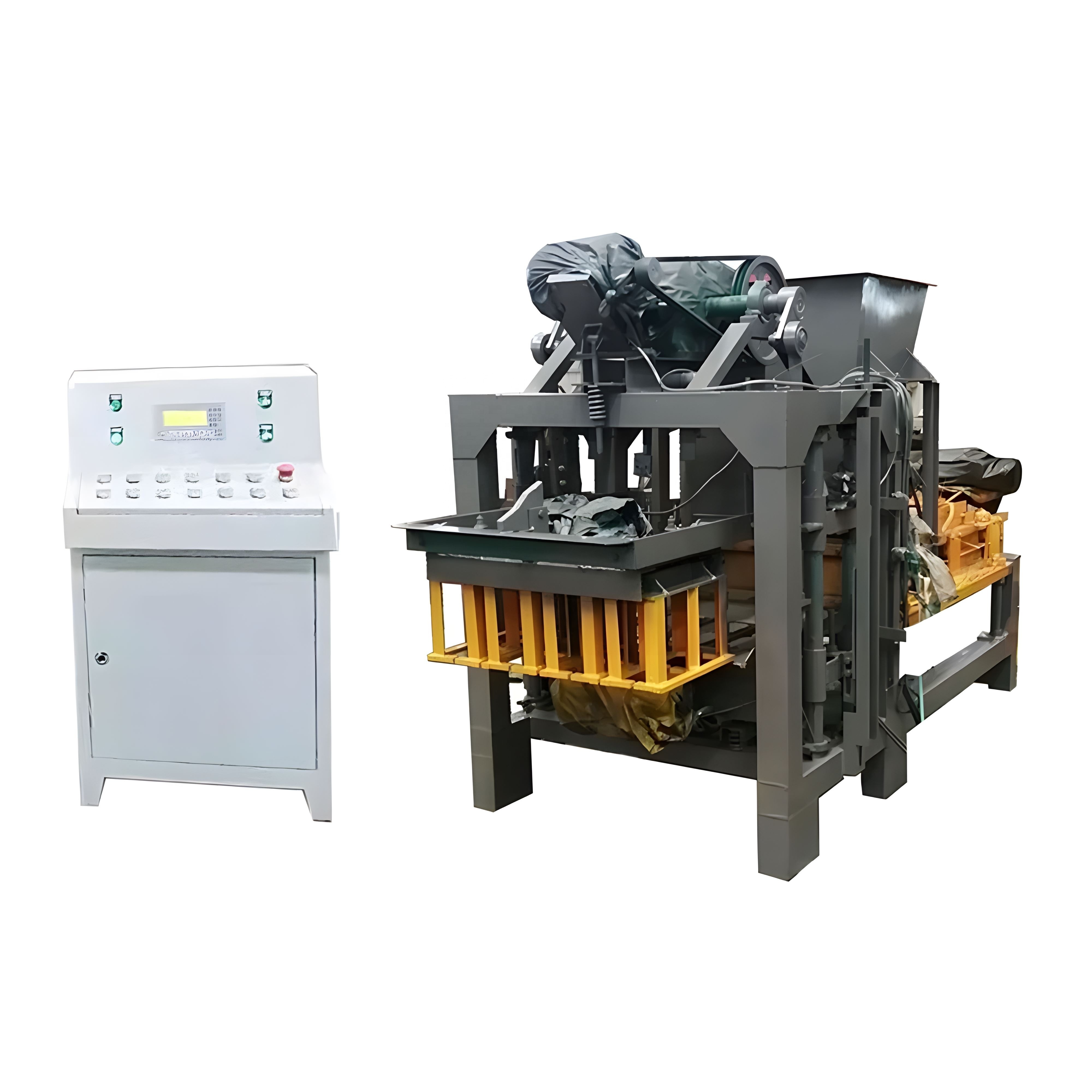 Factory Make Qt 26 Movable Diesel Block Making Automatic Press Machine Clay Brick