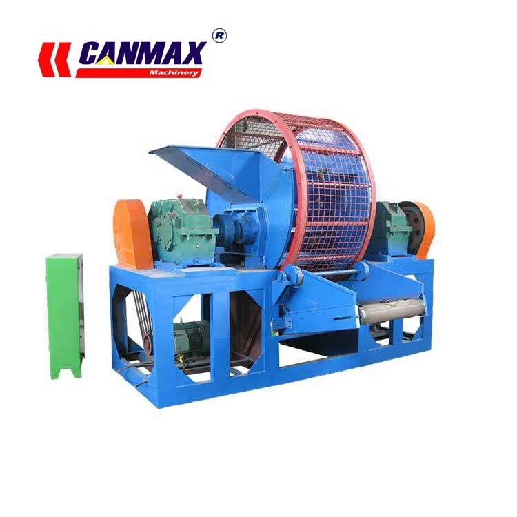 Tire Shredder Machine To Make Crumb Rubber/ Double Shaft Tire Shredder/ Portable Tire Shredder For Sale