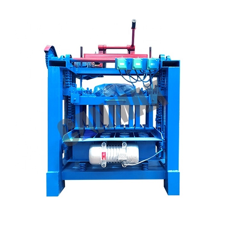 Qt4-40 Flyash Interlocking Brick Machine Block Making Concrete Price In India Brick Machine