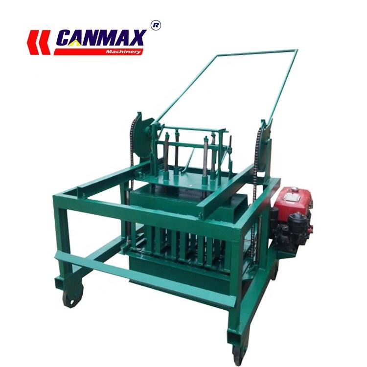 QMY4-45 diesel engine egg laying building block machine  brick machine manual brick making machine in zambia