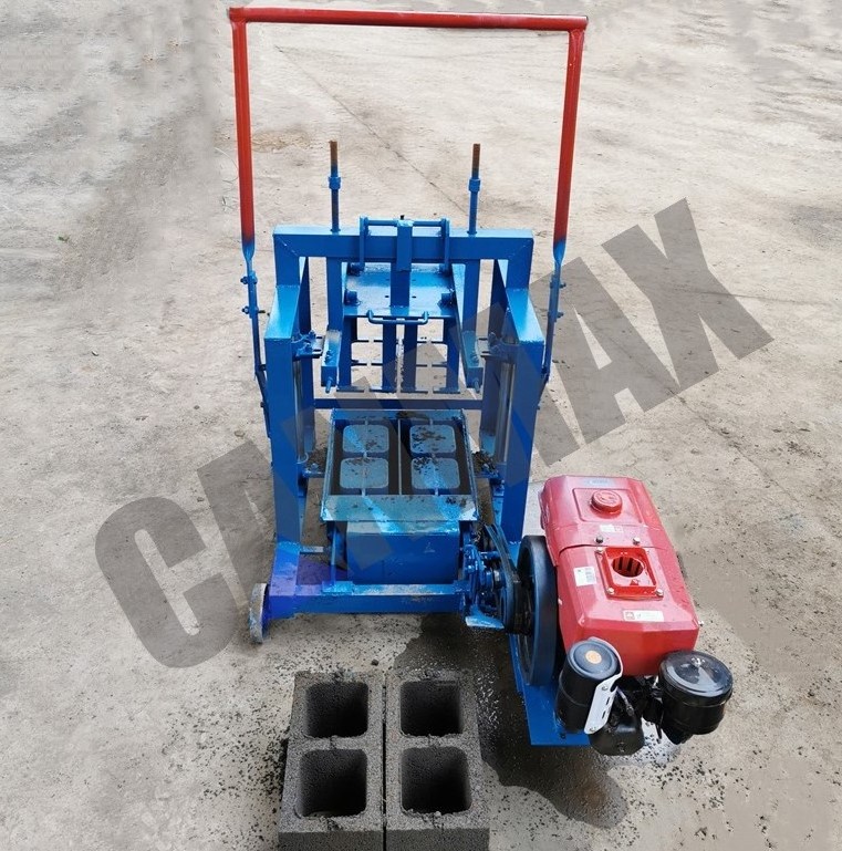 2Pieces Bricks Per Cycle Manual Brick Maker Block Making Machine