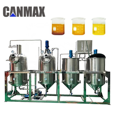 cooking/coconut/sunflower/palm oil refining machine/edible oil refinery plant machine