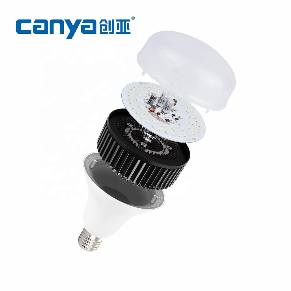 Zhongshan Factory High Watts Die-cast Aluminum 80w LED High Power Light Bulb