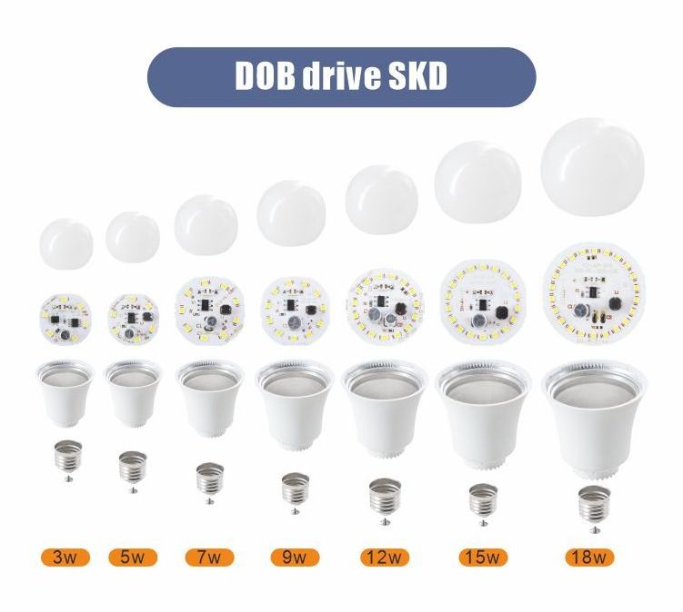 Led Raw Material 9w Bulb Factory Price Easy Assembling A60 Led Light Bulb Part 3 5 7 9 12 Watt Raw Materials For Led Bulb