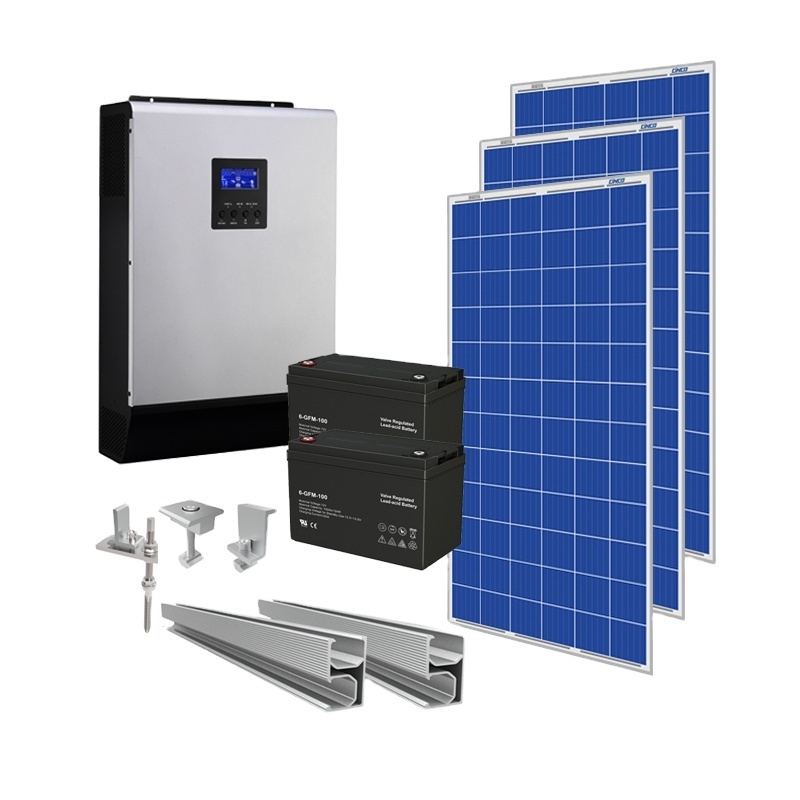 50W poly panel module, pvt hybrid solar panel with battery pack