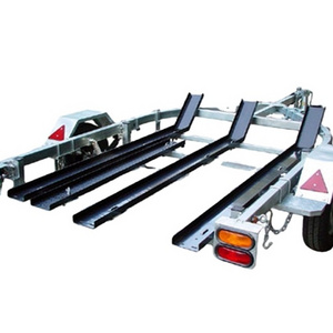 Manufacturer Supply 3.8m 3 rails motorcycle Trailer CT0302A