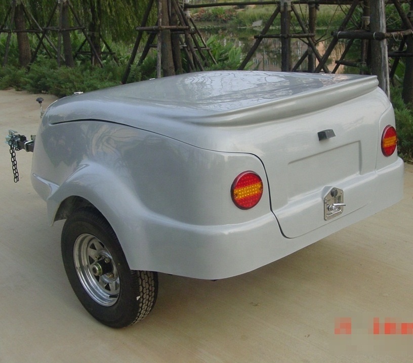 Fiberglass Trailer for motorcycle or bike / utility car transporter trailer CT0011