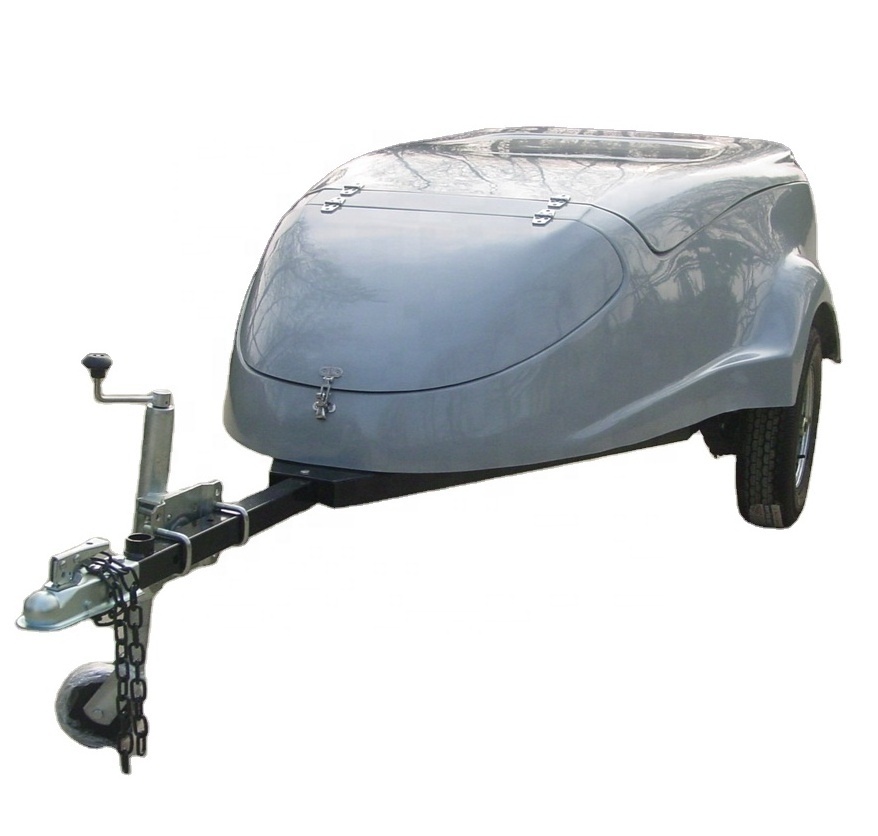 Fiberglass Trailer for motorcycle or bike / utility car transporter trailer CT0011