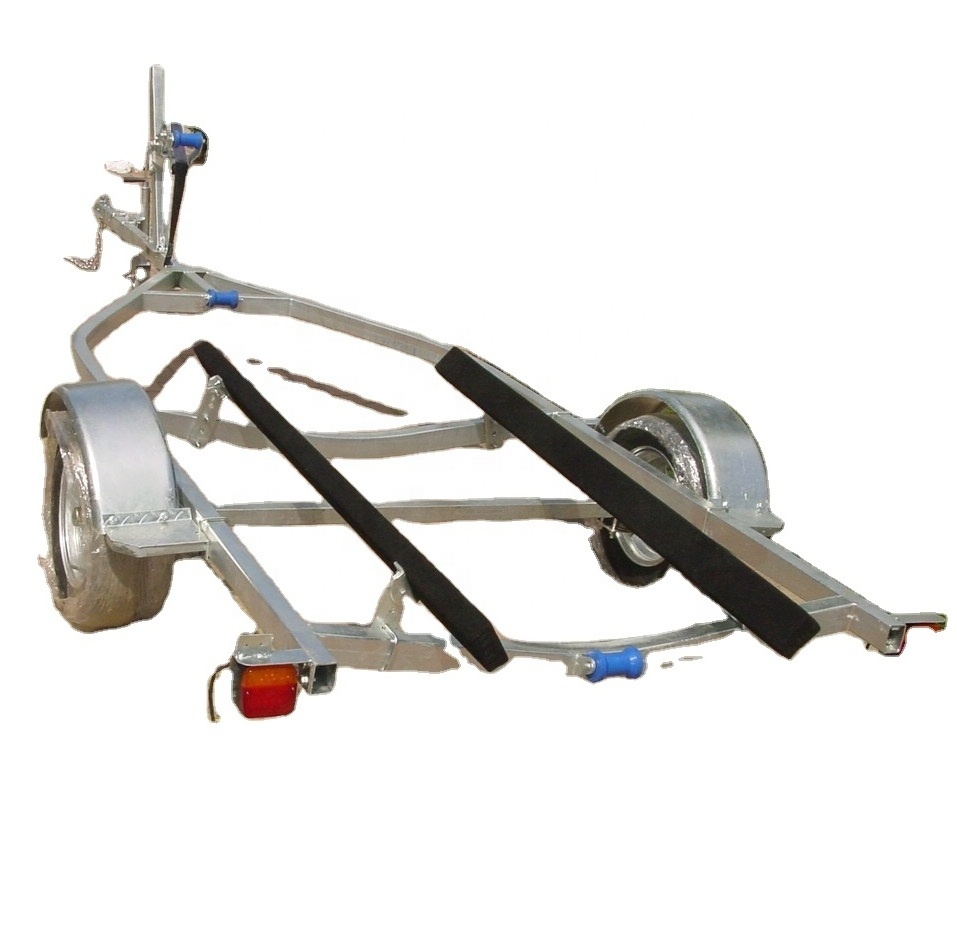 Manufacturer Supply Foldable Adjutstbale 4.8m boat trailer for Europe high quality CE480