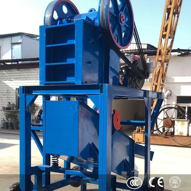 High quality rock jaw crusher with diesel mini stone gold ore quartz small jaw crushers manufacturer