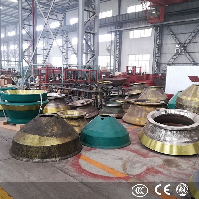 OEM quality  casting concave and mantle of stone cone crusher wear parts mn13 bowl liner manufacture