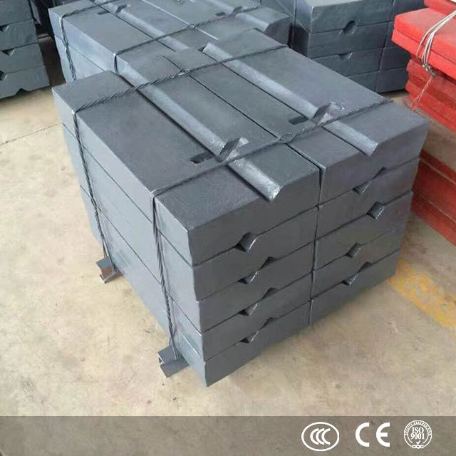 PF series impact crusher hammer head impact crusher wear parts chromium blow bar for sale