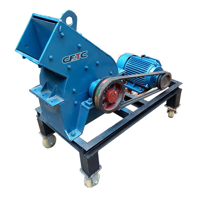 Low Price Small Movable Hammer Mill Brick Crusher Grinder Charcoal Soil Crushing Machine 8-15 Tph