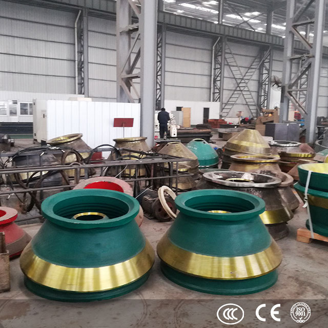 OEM quality  casting concave and mantle of stone cone crusher wear parts mn13 bowl liner manufacture