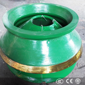 OEM quality  casting concave and mantle of stone cone crusher wear parts mn13 bowl liner manufacture