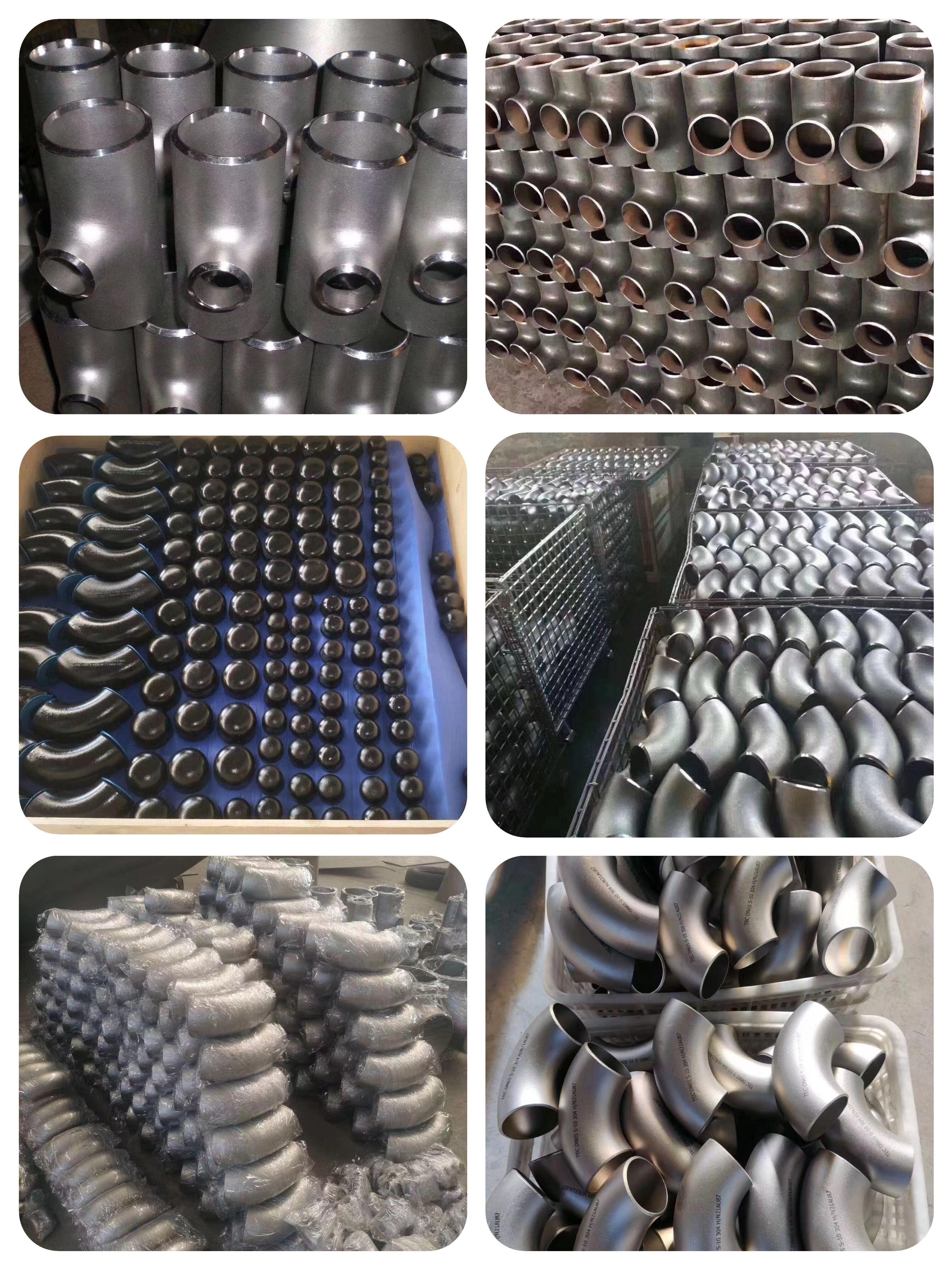 Sch40 90 Degree Elbow Butt Weld Forged Water Pipe Fitting Bevel End Long Radius 90 Degree Stainless Steel Elbow