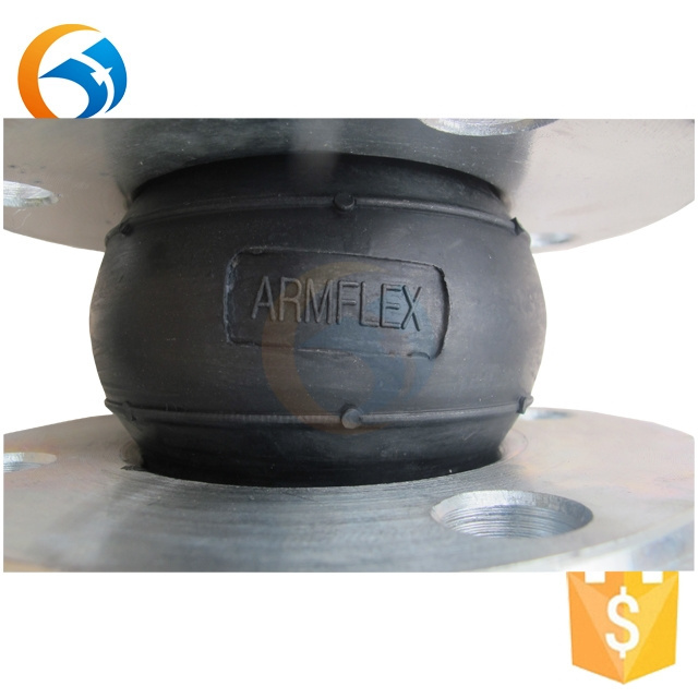 hypalon flexible hydraulic rubber expansion joints galvanized pipe flange