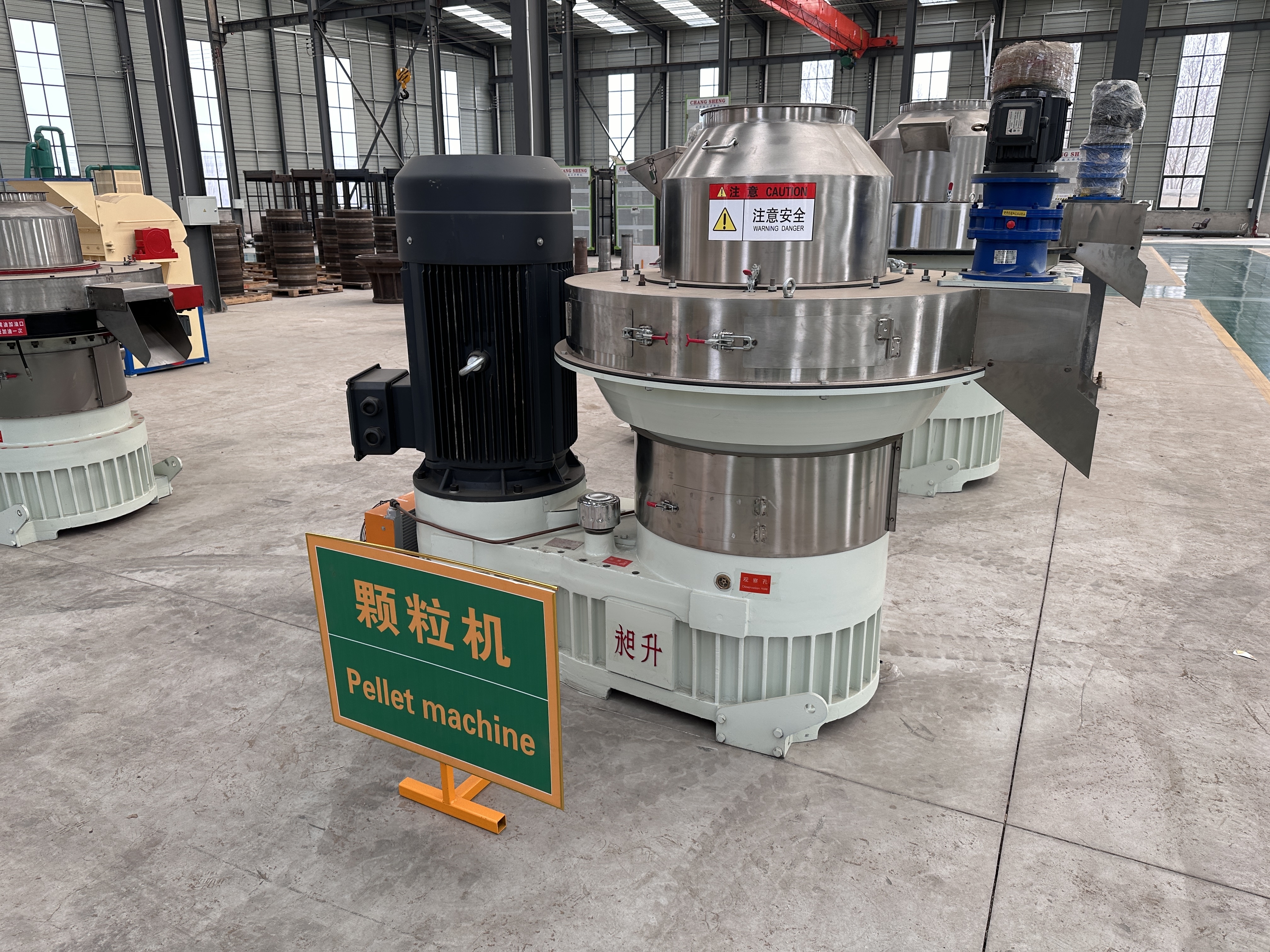 Wood cow dung pellet press machine sawdust pellet machine wooden pallet production line