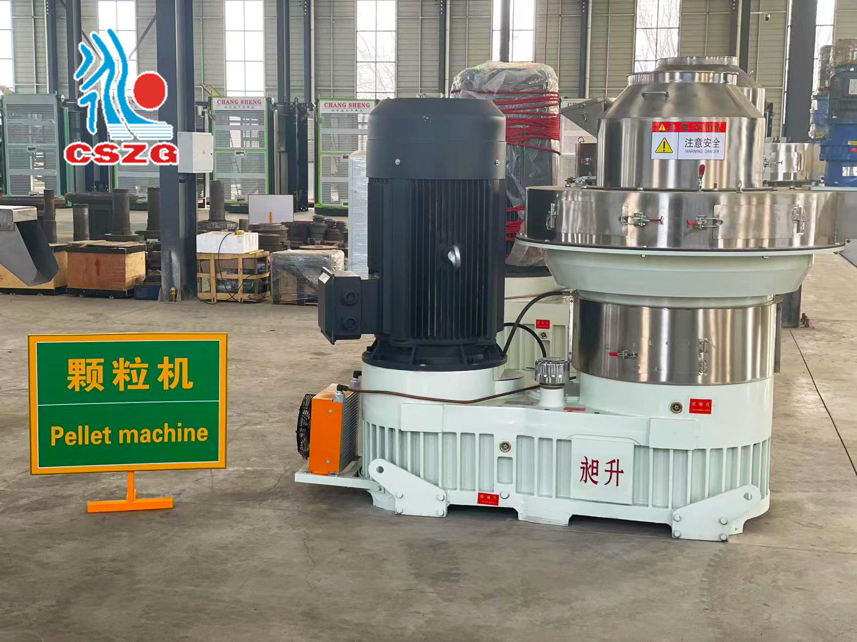 Wood cow dung pellet press machine sawdust pellet machine wooden pallet production line