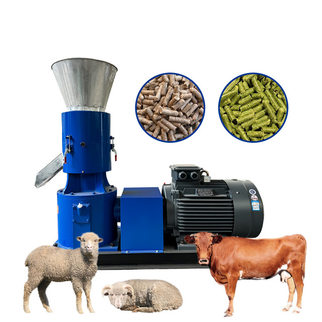 Mini pellet press corn cob grinding machine maize milling machine pet food making machine