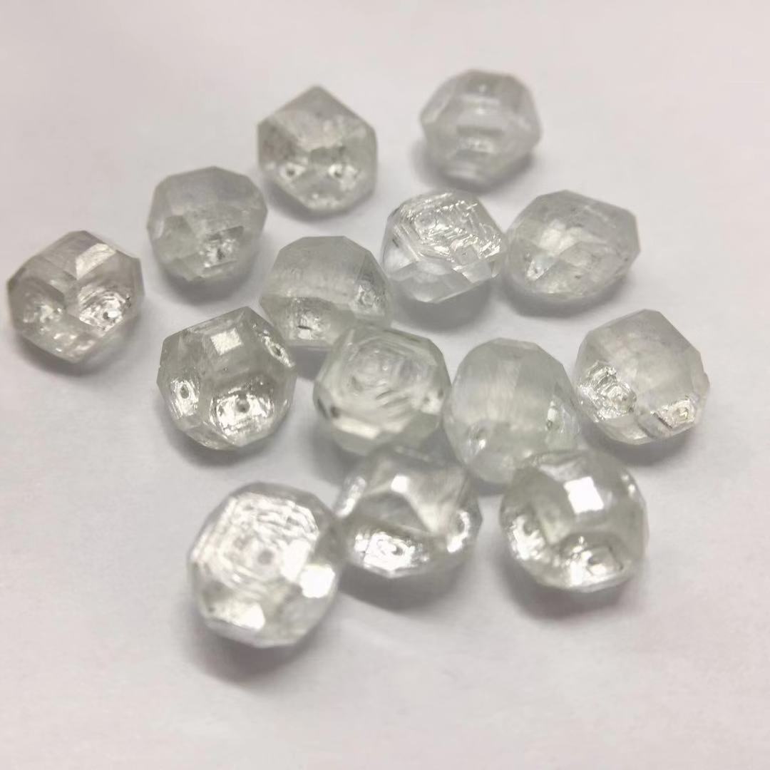 2.5- 6.0 carat white  synthetic uncut rough  diamond for jewelry