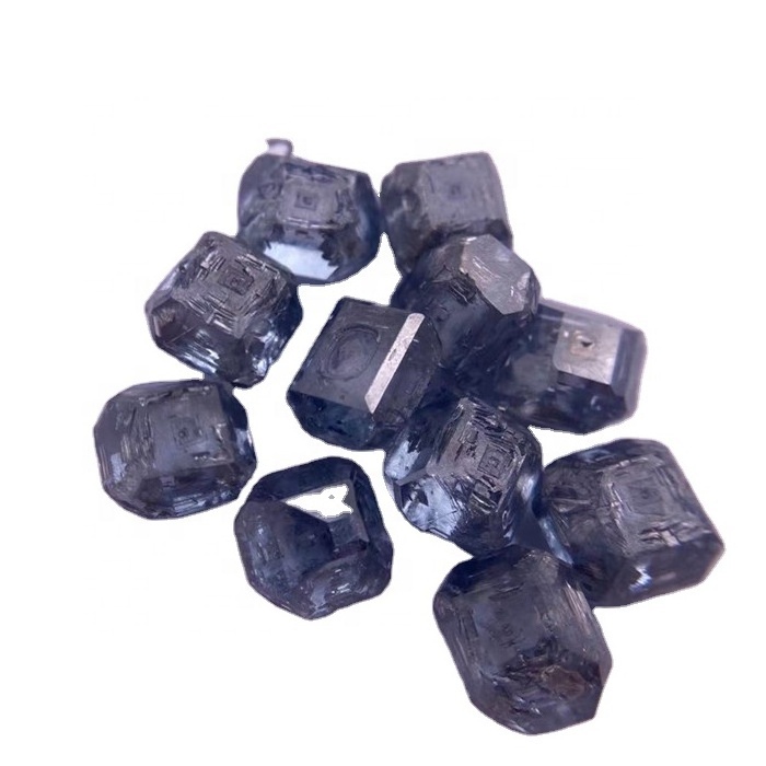 Fancy blue rough diamond HPHT lab grow blue diamond big size for polilshing fancy loose diamond