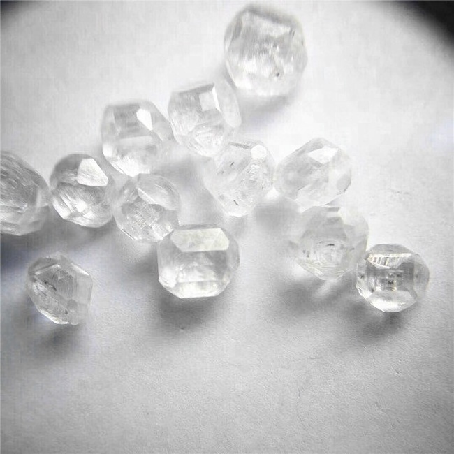 vvs white rough uncut diamond for jewelry