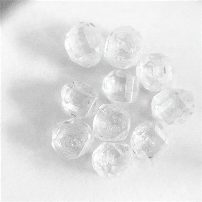 2.5- 6.0 carat white  synthetic uncut rough  diamond for jewelry