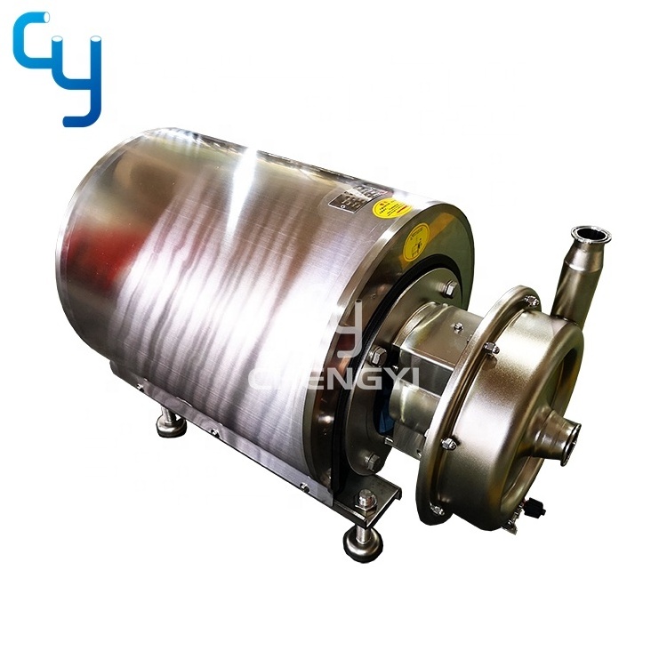 Stainless steel sanitary centrifugal pump for PW water 18.5kw with discharge valve