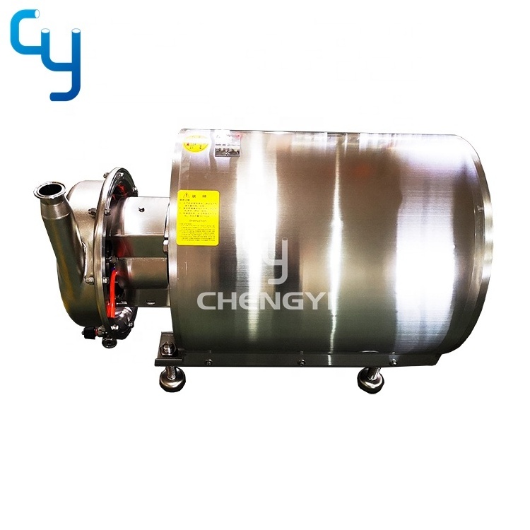 Stainless steel sanitary centrifugal pump for PW water 18.5kw with discharge valve