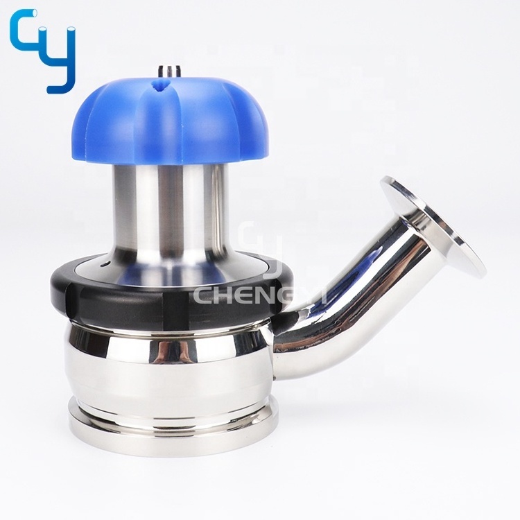 Stainless steel sanitary aseptic manual tank bottom diaphragm valve