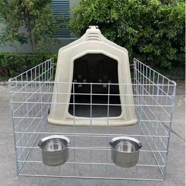 Hot Sale Cow Cattle Calf Animal Cage Large Calf Hutch Feeders Layer Cage