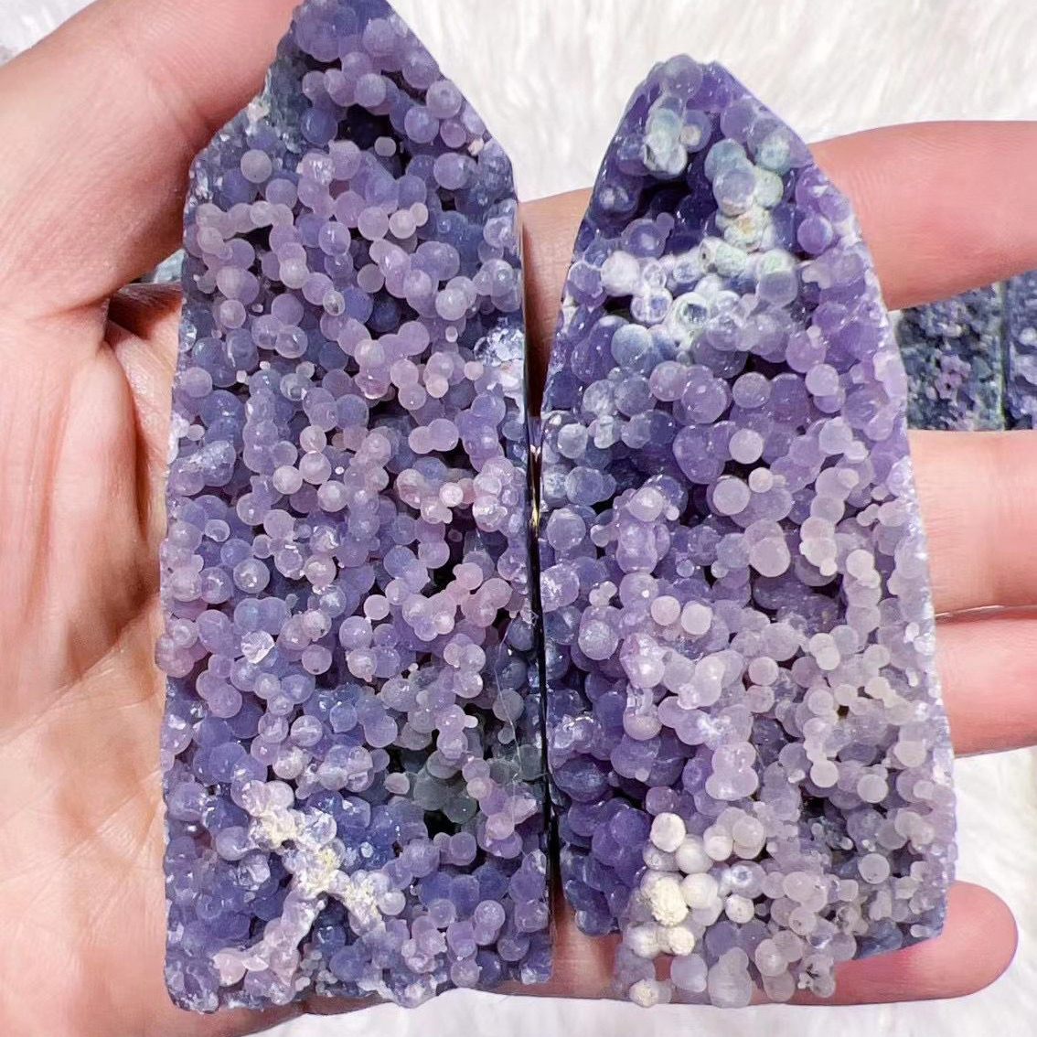 Wholesale Hand made purple Grape agate towers on sale