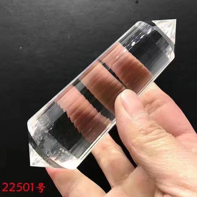 Natural 24 side Rock Quartz Vogel Crystal Healing Natural Clear Point