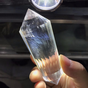 Natural 24 side Rock Quartz Vogel Crystal Healing Natural Clear Point